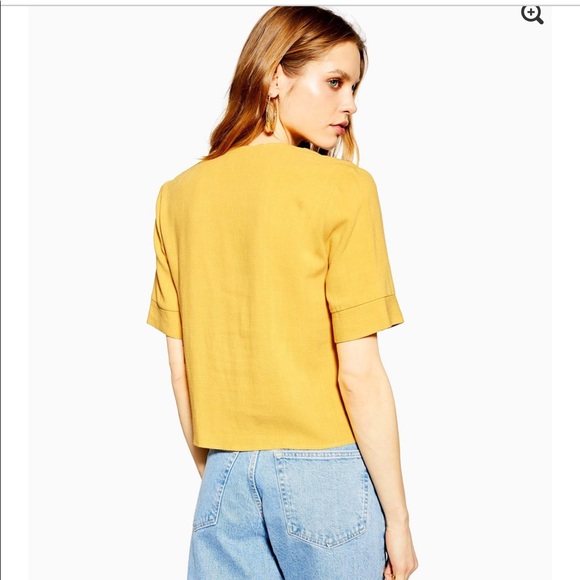 topshop yellow top⭐️ - Picture 3 of 8